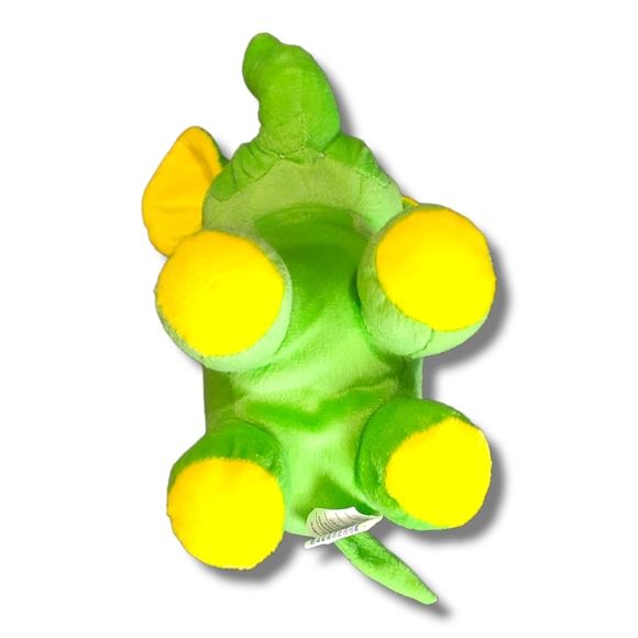 CalPlush Elephant Stuffed Animal Toy 2017 Zoo Kids Birthday Neon Green Yellow - Picture 3 of 12